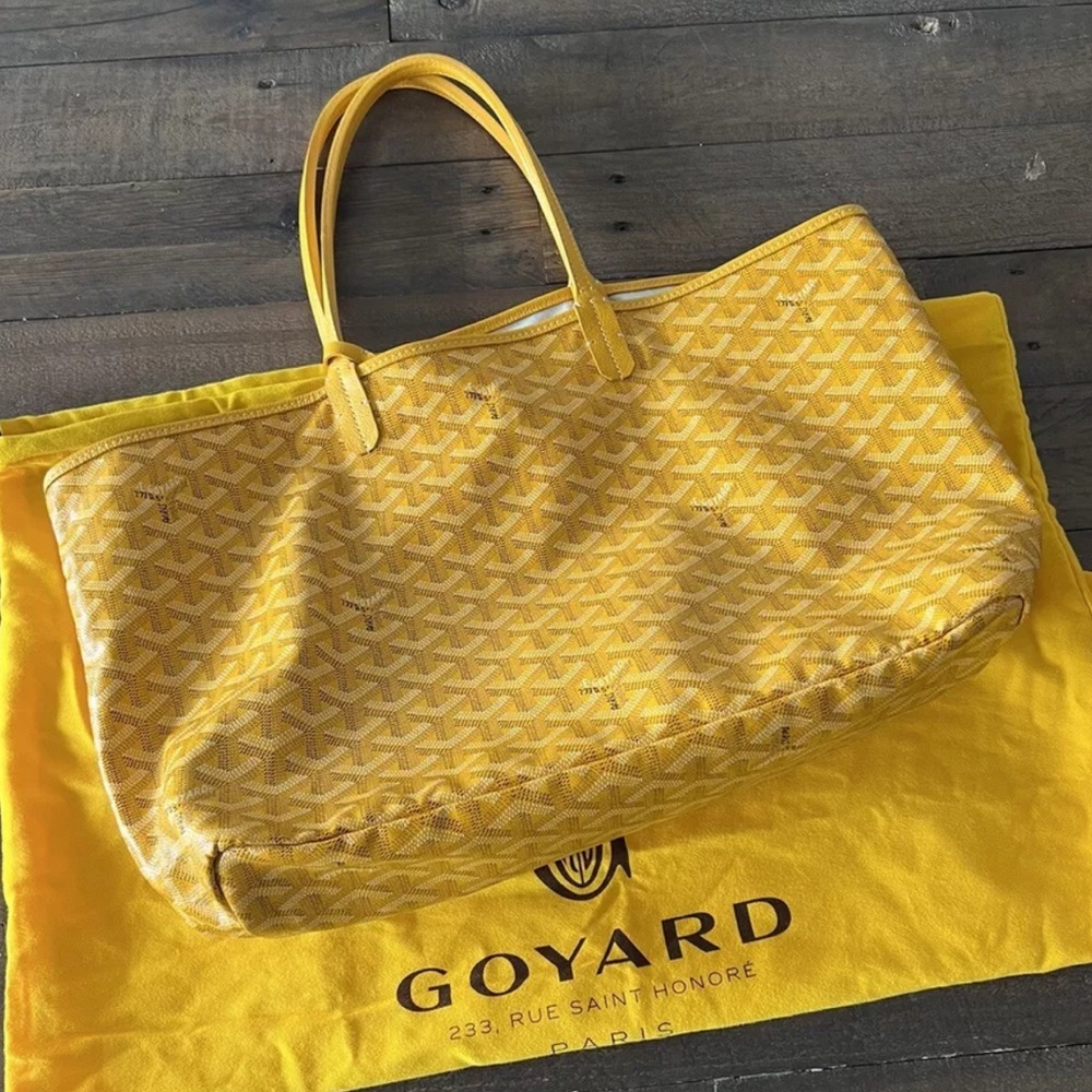 Excellent Condition GOYARD ST LOUIS PM YELLOW!